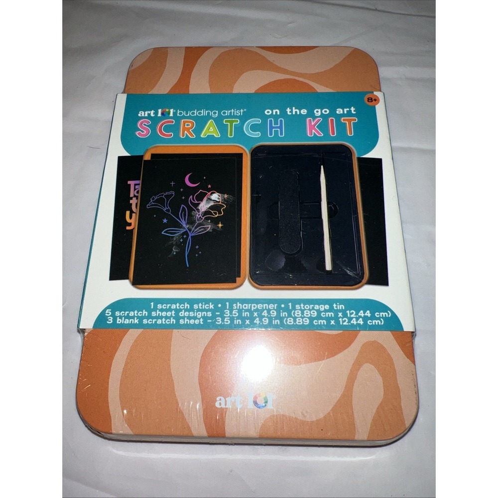 Art 101 Mini Art 101 Scratch Art Travel Kit   (BRAND NEW SEALED)